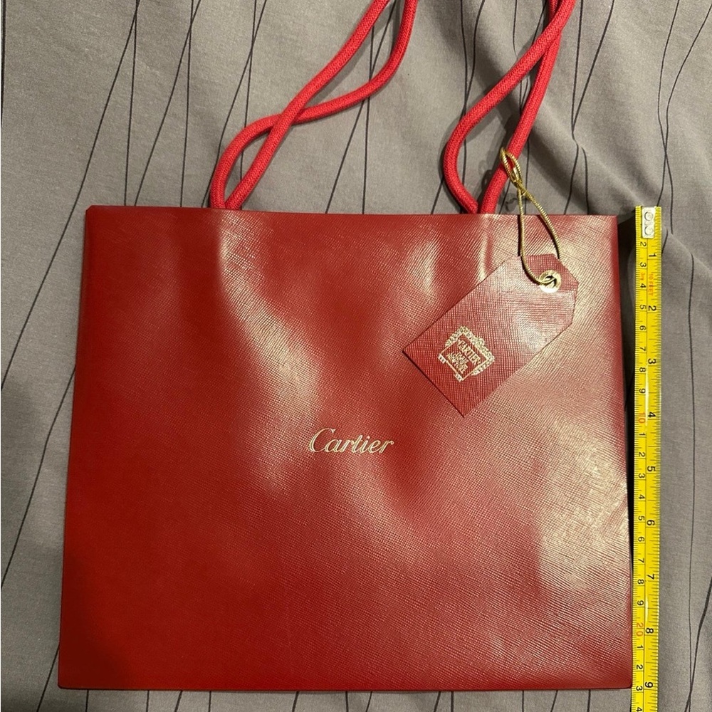 Brand new authentic Cartier shopping bag